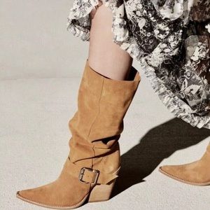 Jeffrey Campbell Reed Slouch Suede Boots